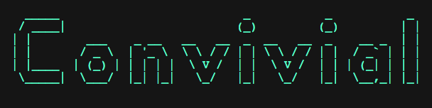 Convivial-Ascii graphic Convivial-Ascii graphic