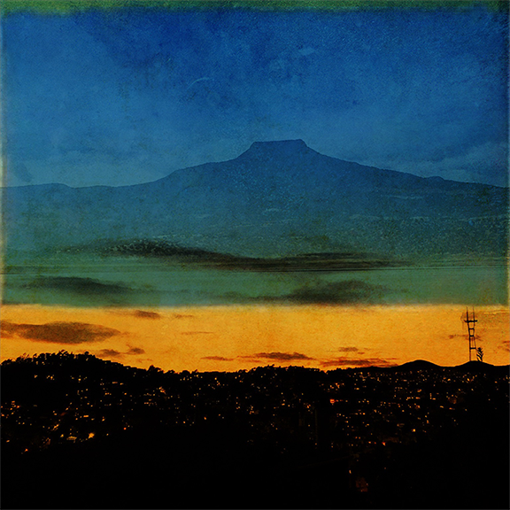 Cerro Pedernal, Abiquiu, NM to Twin Peaks, SF, CA
